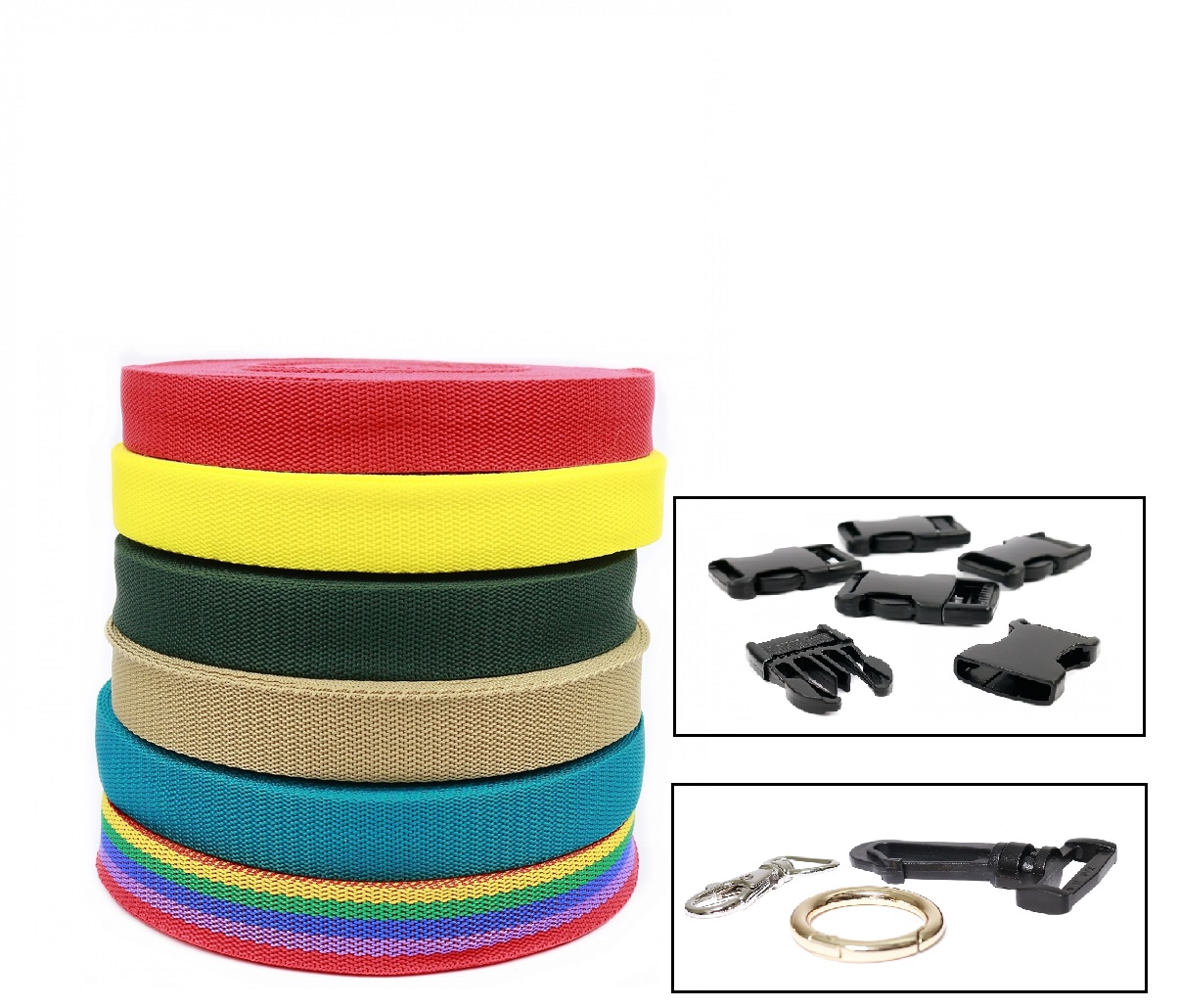 Chinga si Tridenti Webbing Strap Tape and Trident Buckle