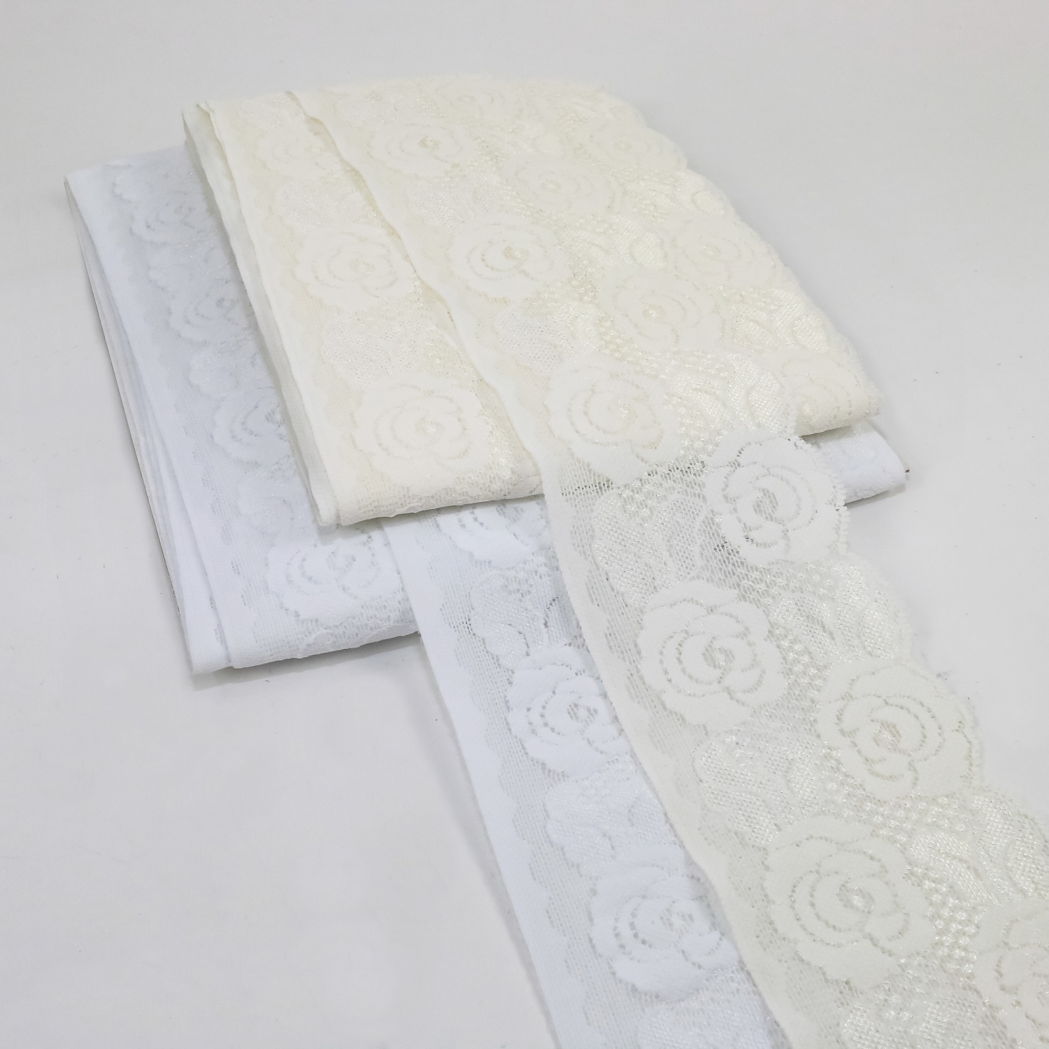 Elastic Lace, width 80 mm (10 m/roll)Code: 21816