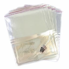 Plastic Bags (with zipper; with/without adhesive) - Bags With Adhesive, Size 30x40 cm (100 pcs/pack)