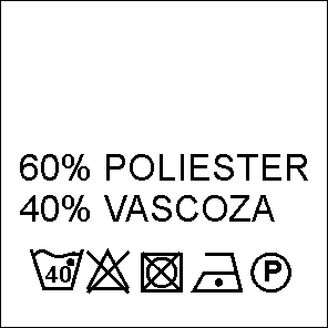 Etichete Compozitie 60% POLIESTER si 40% VASCOZA (1000 bucati/pachet)