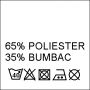 Composition Labels 65% Polyester and 35% Cotton (1000 pcs/pack)  - 1