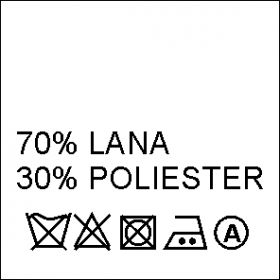 Composition Labels - Composition Labels 70% Wool and 30% Polyester (1000 pcs/pack) 