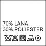 Composition Labels 70% Wool and 30% Polyester (1000 pcs/pack)  - 1