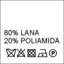 Composition Labels 80% Wool and 20% Polyamide (1000 pcs/pack)  - 1