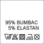 Etichete Compozitie 95% BUMBAC si 5% ELASTAN (1000 bucati/pachet) - 1