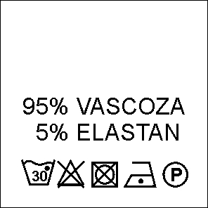 Etichete Compozitie 95% VASCOZA si 5% ELASTAN (1000 bucati/pachet)