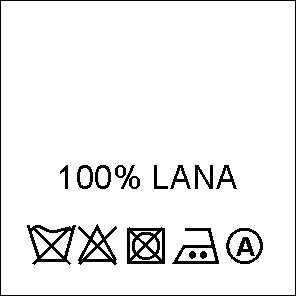 Composition Labels 100% Wool (1000 pcs/pack) 