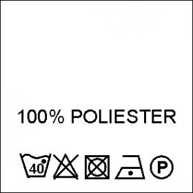 Composition Labels 100% Acrylic (1000 pcs/pack)  - Composition Labels 100% Polyester (1000 pcs/pack) 