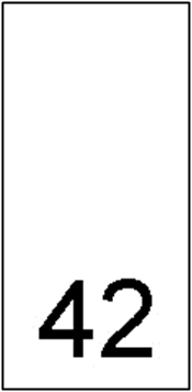 Etichete Marimi Imprimate - Marimea 42 (1000 bucati/pachet)