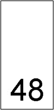 Etichete Marimi Imprimate - Marimea 48 (1000 bucati/pachet)