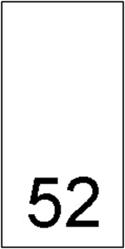 Etichete Marimi Imprimate - Marimea 52 (1000 bucati/pachet)
