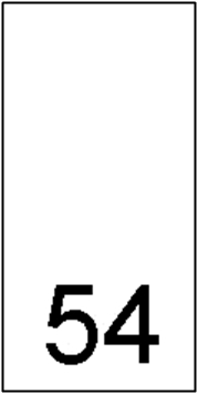 Etichete Marimi Imprimate - Marimea 54 (1000 bucati/pachet)
