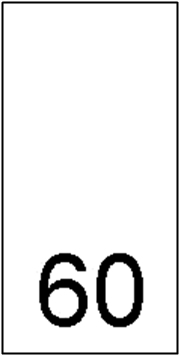 Etichete Marimi Imprimate - Marimea 60 (1000 bucati/pachet)