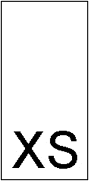 Etichete Marimi Imprimate - Marimea XS (1000 bucati/pachet)