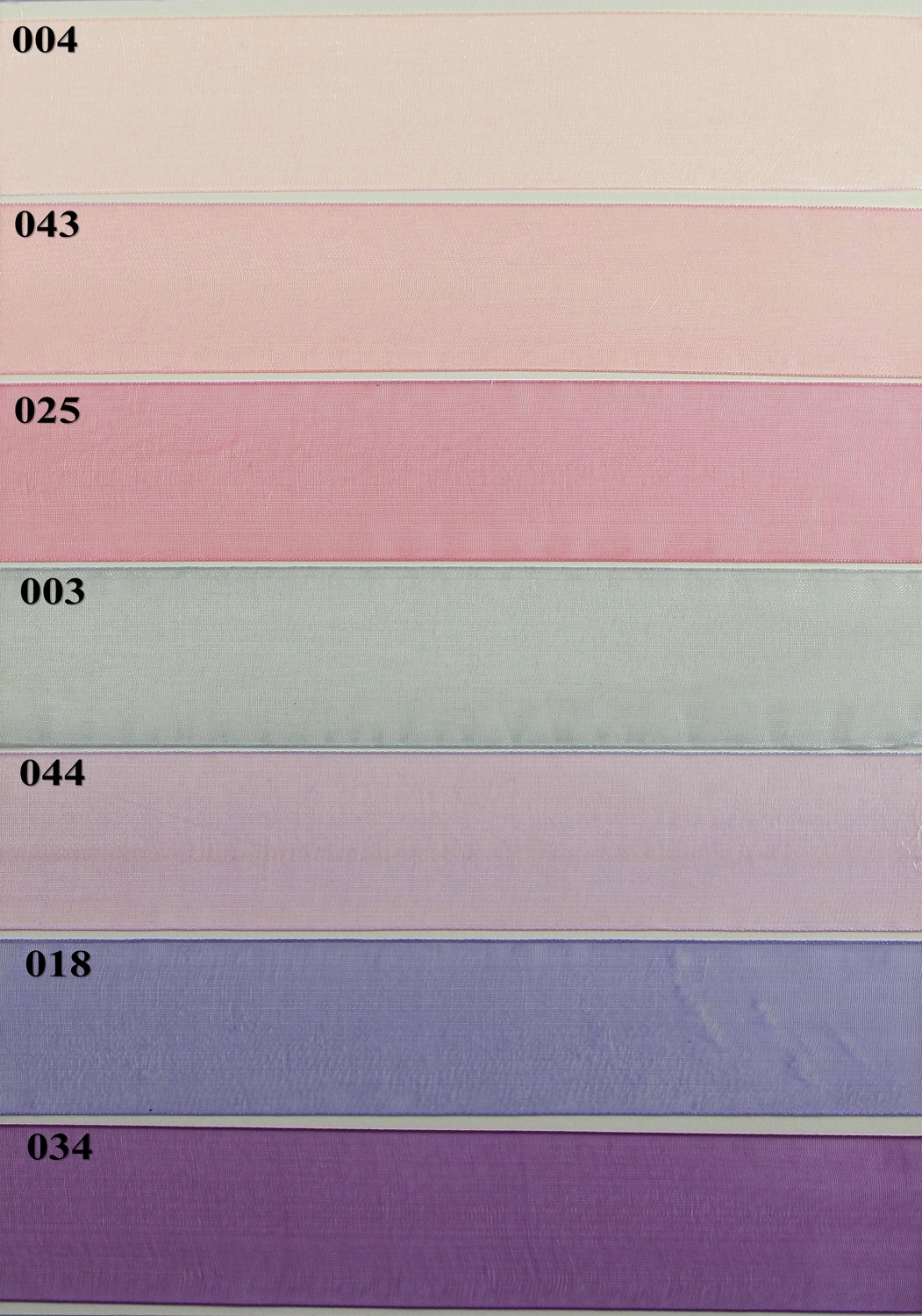 38 mm Organza Ribbon (45.72 m/roll) - 2