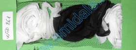 Dantela J10646 (24 yards/rola) Alb Dantela WTP861 ( pret/metru) - Se vinde la rola !