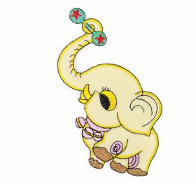 Embleme Termoadezive, Floare (25 bucati/pachet)Cod: F12583 Embleme Termoadezive, Model Elefant (25 bucati/pachet)Cod: M30138