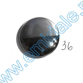 Plastic Metallized Shank Buttons, size 24 (144 pcs/pack) Code: B6314 - Buttons A363-BNN, Size 36 (100 pcs/pack)