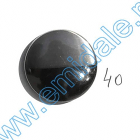 Plastic Buttons JU932, Size 40, Silver (100 pcs/pack) - Buttons A363-BNN, Size 40 (100 pcs/pack)