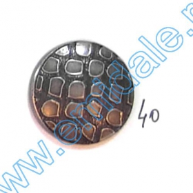 Nasturi cu Doua Gauri 11HB-H618, Marimea 40, Argintiu(100 buc/pachet) Nasturi A363-SA, Marimea 40 (100 buc/pachet)