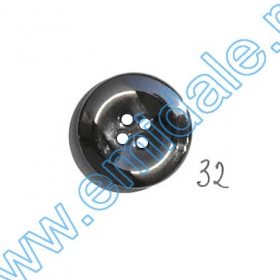 Plastic Metallized Shank Buttons, size 22 (144 pcs/pack) Code: B6361 - Buttons A2003, Size 32 (100 pcs/pack)