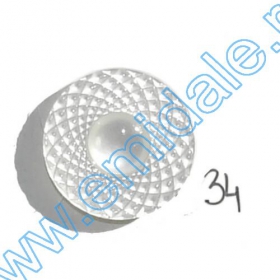 4 Holes Buttons 0313-1393/36 (100 pcs/pack) Color: White - Buttons H1490/34 (100 pcs/pack) 