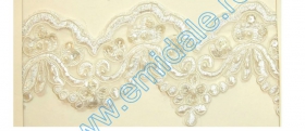 Dantela 0575-1168 (13,72 m/rola) Dantela LA0091-2 (16 yards/rola) Ecru