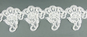 Lace, width 25 cm (13.5 m/roll)Code: JC20 - Lace with Pearls and Sequins, width 10 cm (14 yards/roll) Code: LA0083-2