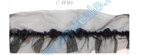 Dantela 0575-1168 (13,72 m/rola) Dantela C15112 (36 yards/rola) Neagra