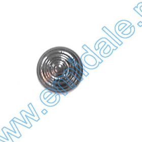 Plastic Buttons JU932, Size 34, Silver (100 pcs/pack) - Buttons A646, Size 28 (100 pcs/pack)