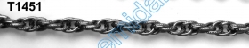 Lant Ornamental 28 mm (10 m/rola) Culoare: Auriu Lant Ornamental 10 mm (10 m/rola) Culoare: Negru