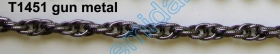 Lant Ornamental 10 mm (20 m/rola) Culoare: Gun Metal Lant Ornamental 10 mm (10 m/rola) - Gun Metal