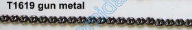Lanturi decorative metalice Lant Ornamental 6 mm (25 m/rola) Culoare: Gun Metal
