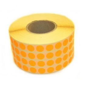 Priceing Guns, Adhesive Rolls and Ink Pad - Adhesive Dots 10x10 (17320 dots/roll) Orange