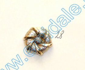 Nasturi cu Picior PL034, Marimea 34, Arginti (144 buc/pachet) - Nasture Plastic Metalizat JU762, Marime 28 (100 buc/pachet)