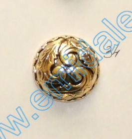 Nasturi Plastic Metalizati K283, Marimea 40, Antic Brass (100 buc/pachet) Nasture Plastic Metalizat JU823, Marime 34 (100 buc/pachet)