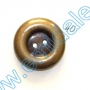 Nasturi Plastic Metalizati K283, Marimea 40, Antic Brass (100 buc/pachet)  - 1