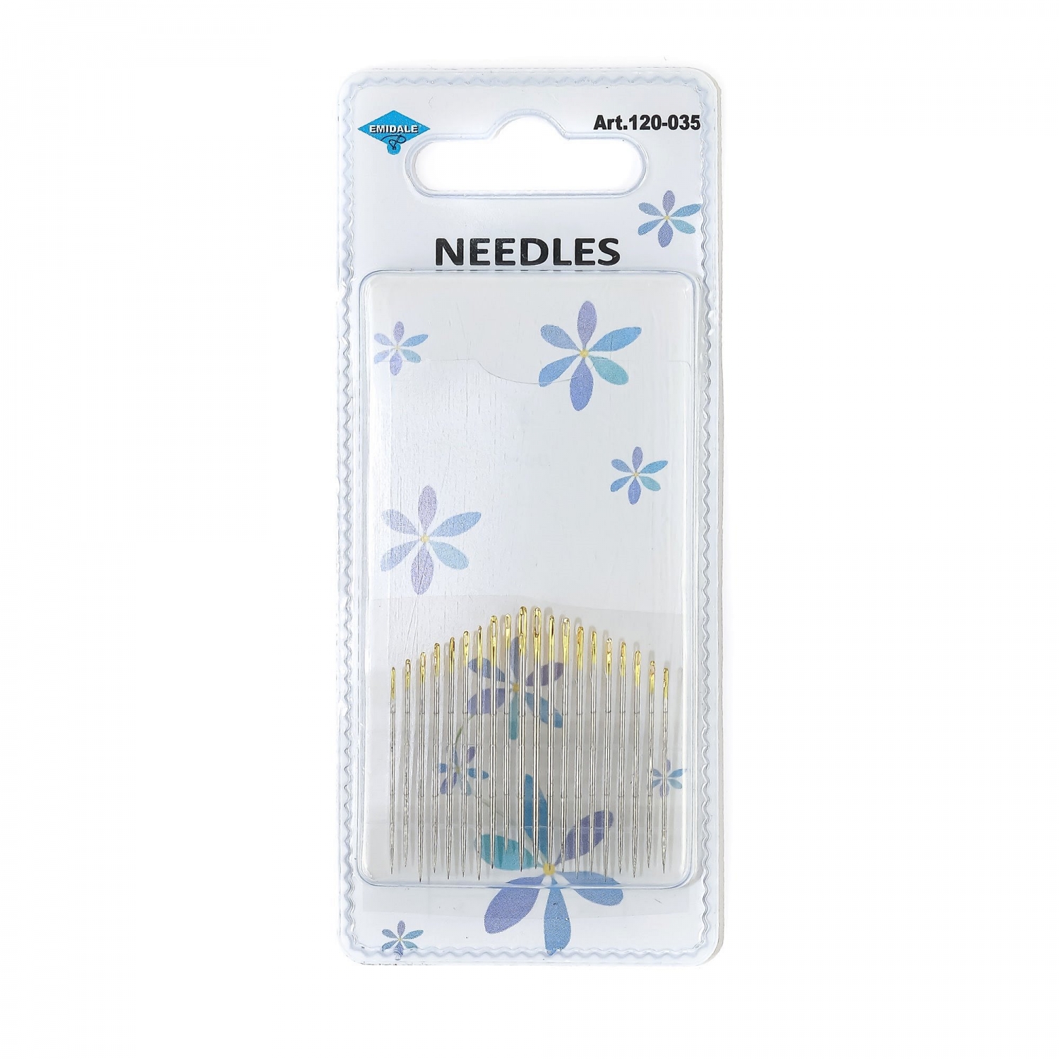 Sewing Needles, 6 sizes/set (10 sets/box), Code: 120-035 