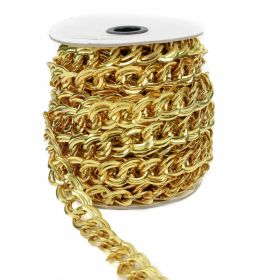  Lanturi decorative metalice - Lant Ornamental Auriu (10 m/rola) Cod: T1314