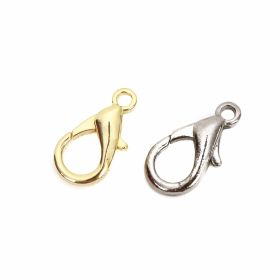 Metal Accessories - Lobster Claw Clasps, lenght 20 mm (100 pcs/bag)