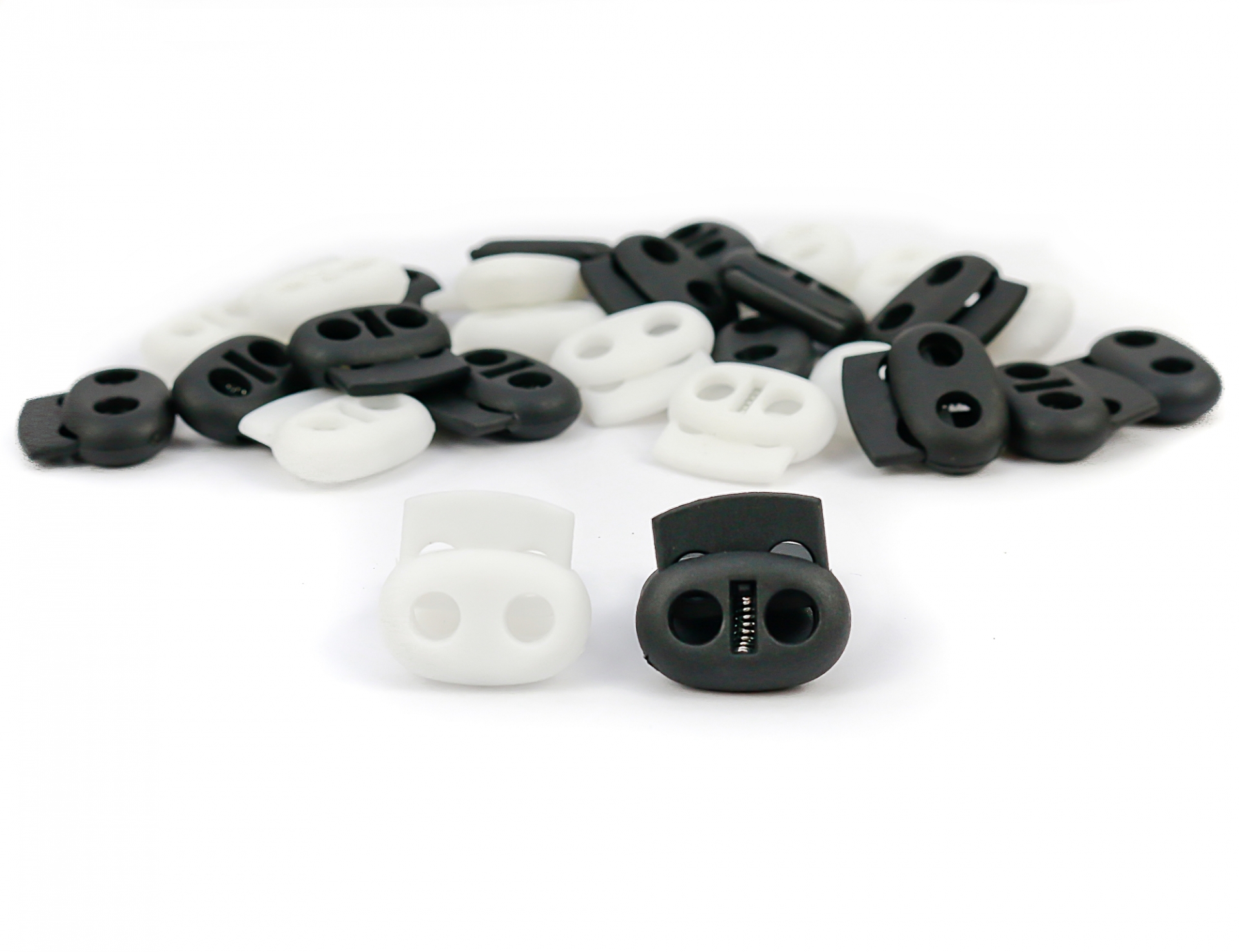 Stoppers, White, Black (500 pcs/set) Code: W017-1041