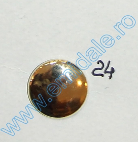 Nasturi cu Picior 29SW-230, Marimea 28, Aurii (100 buc/pachet) - Nasturi cu Picior JU121, Marimea 24, Aurii (100 buc/pachet)