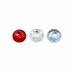 Sew-on Rhinestones - Sewing Plastic Rhinestone, Size: 13 mm (100 pcs/pack) Code: R11640-13mm