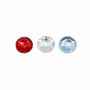 Sewing Plastic Rhinestone, Size: 13 mm (100 pcs/pack) Code: R11640-13mm - 1