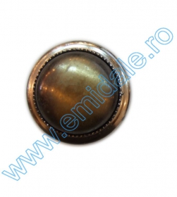 Plastic Buttons JU049, Size 28, Silver (100 pcs/pack)  - Buttons AH1231, Size 28, Antique-Brass (144 pcs/pack)