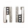 Metal Buckles, lenght 5.4 cm, Silver (10 pcs/pack)Code: ME0020  - 2