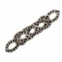 Sew-On Accesory, 13.5x3 cm, Black, Silver (6 pcs/pack) - 5