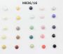 Plastic Buttons H836, Size 16 (100 pcs/pack) - 1