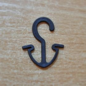 Carlige Plastic 0494-0079 (1000 buc/punga) Carlige Sosete, Culoare: Negru (1000 buc/pachet)