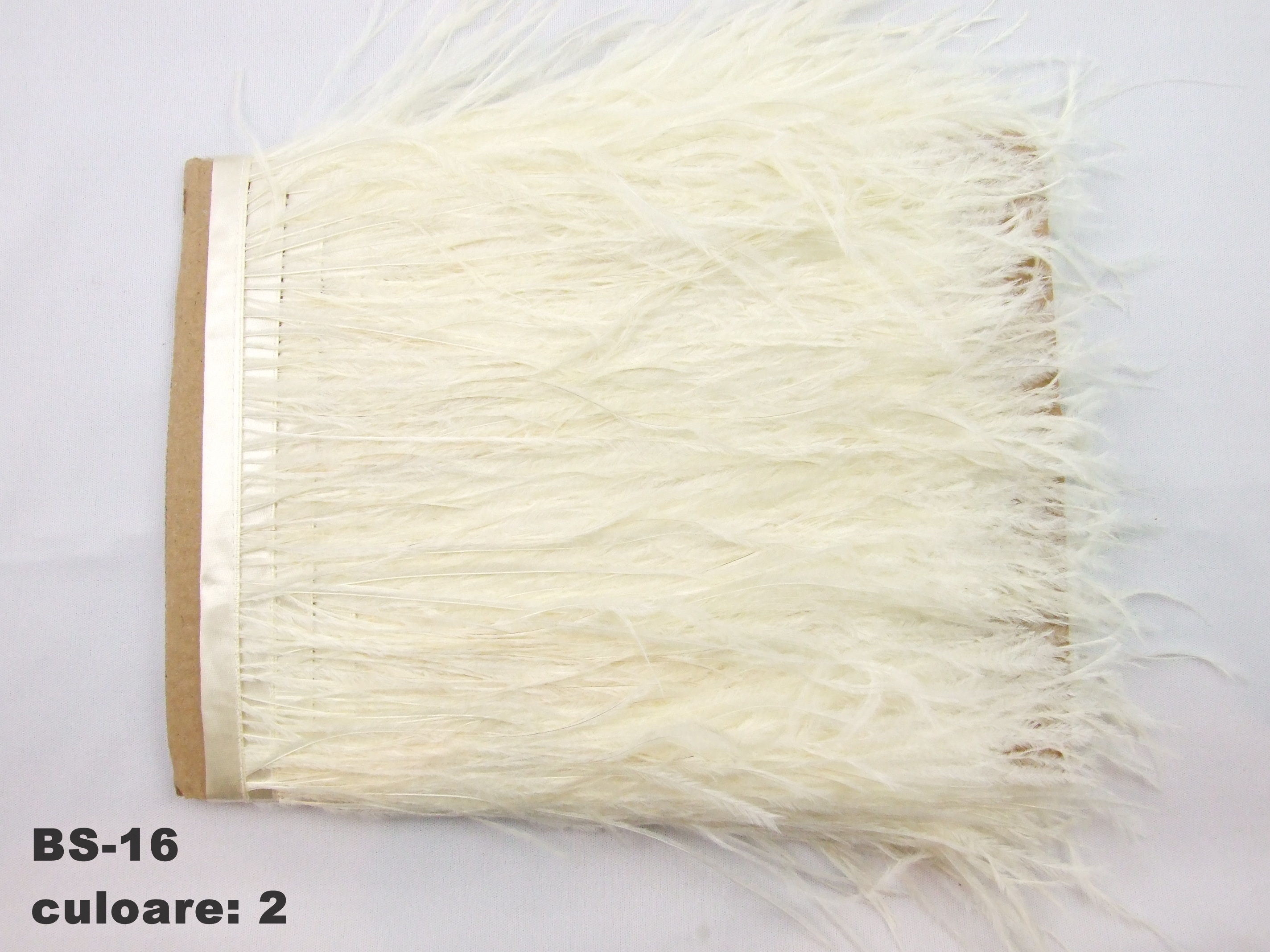 Ostrich Feather Trim (5 meters/pcs) Code: BS16